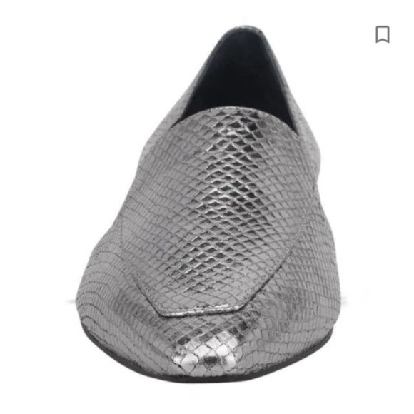 NEW MARC FISHER LTD Enaba Square Toe Leather Loafer - Picture 2 of 5